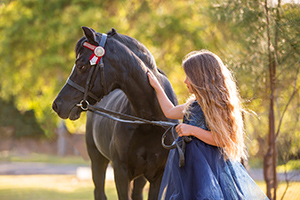 Payten and her pretty ponies!