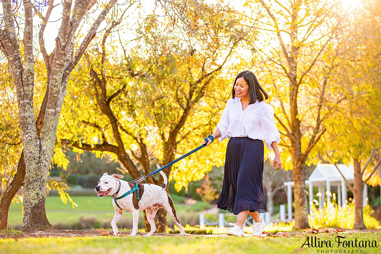 Wonka's photo session at Fagan Park 