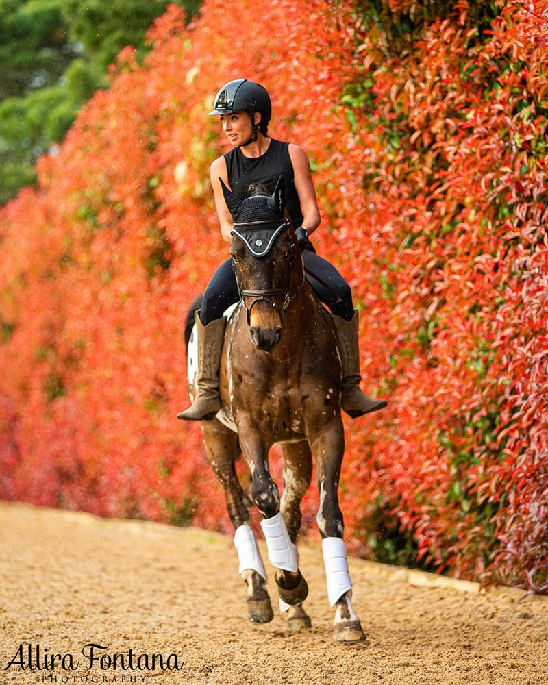 When even the rain can't call off a BARE Equestrian photo session! 