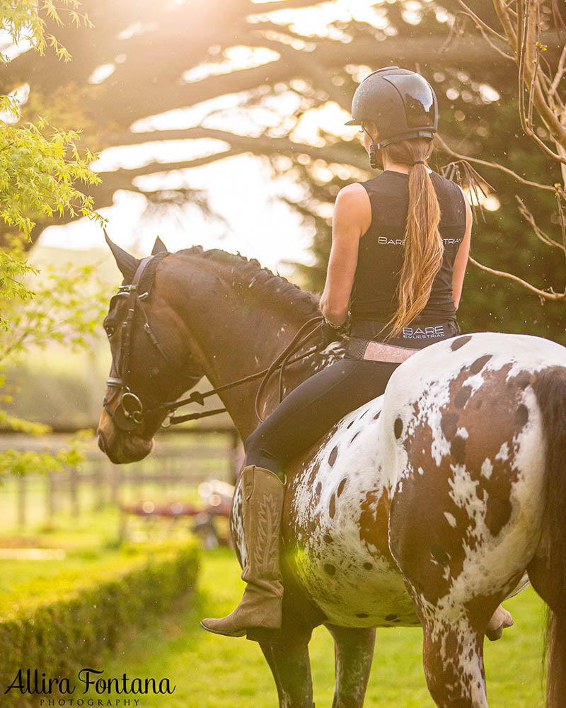 When even the rain can't call off a BARE Equestrian photo session! 