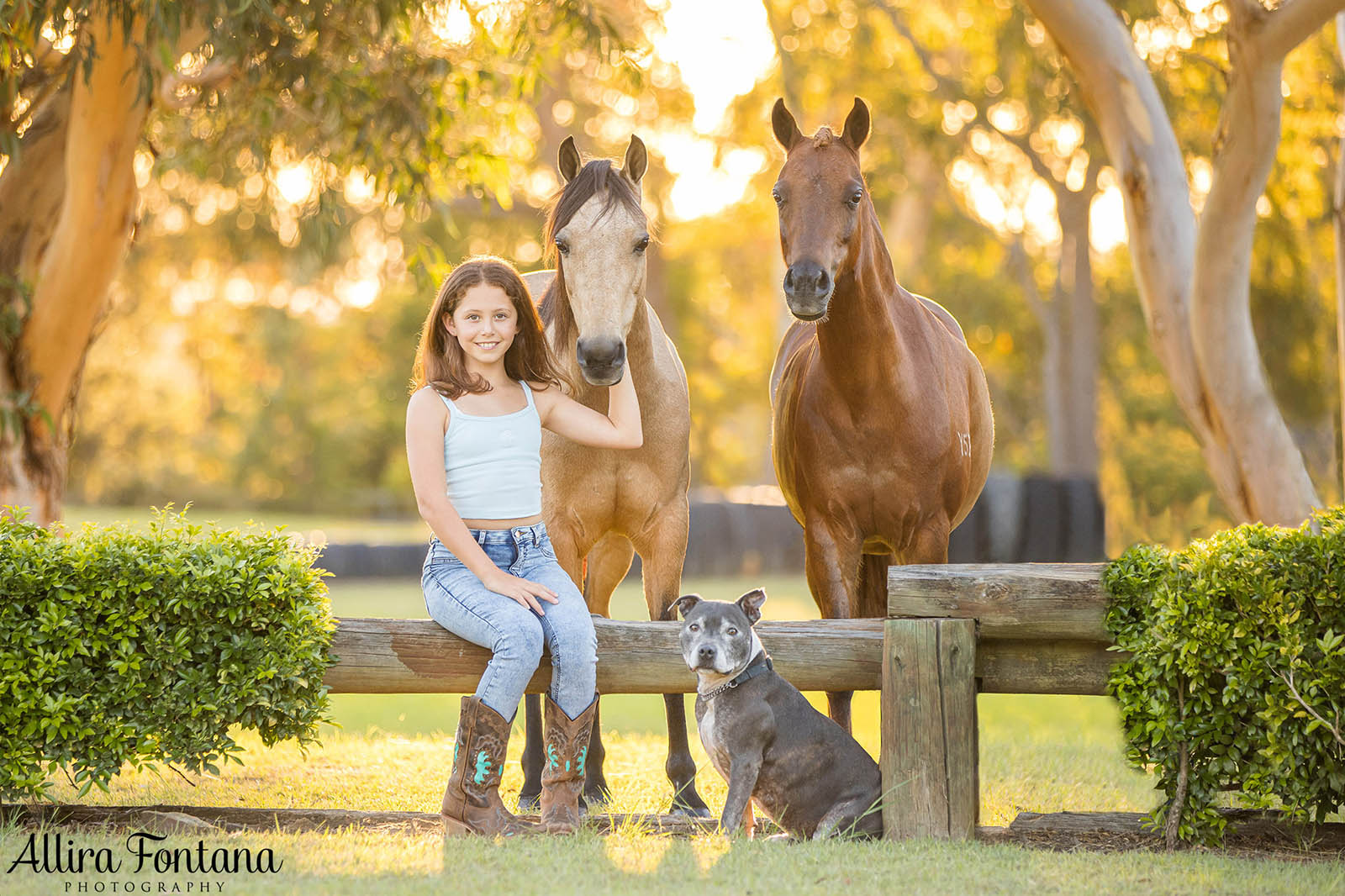 Alexa with Soda Pop and Spirit at Arcadia Pony Club 