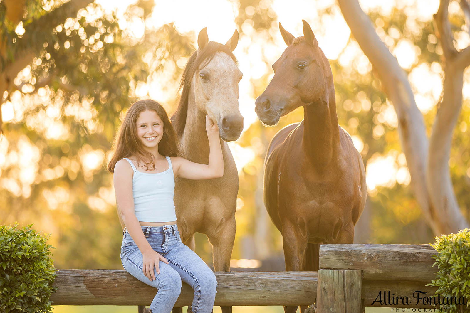 Alexa with Soda Pop and Spirit at Arcadia Pony Club