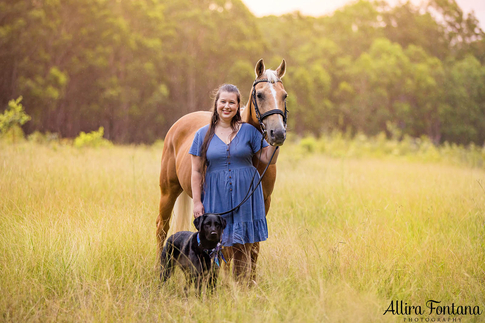 Courtney, Jake and Ziva at Scheyville National Park