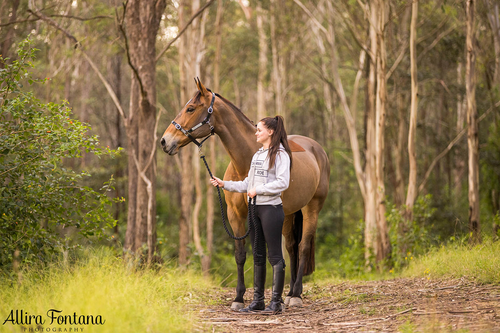 Sponsored rider Mackenzie with Vivajoy 