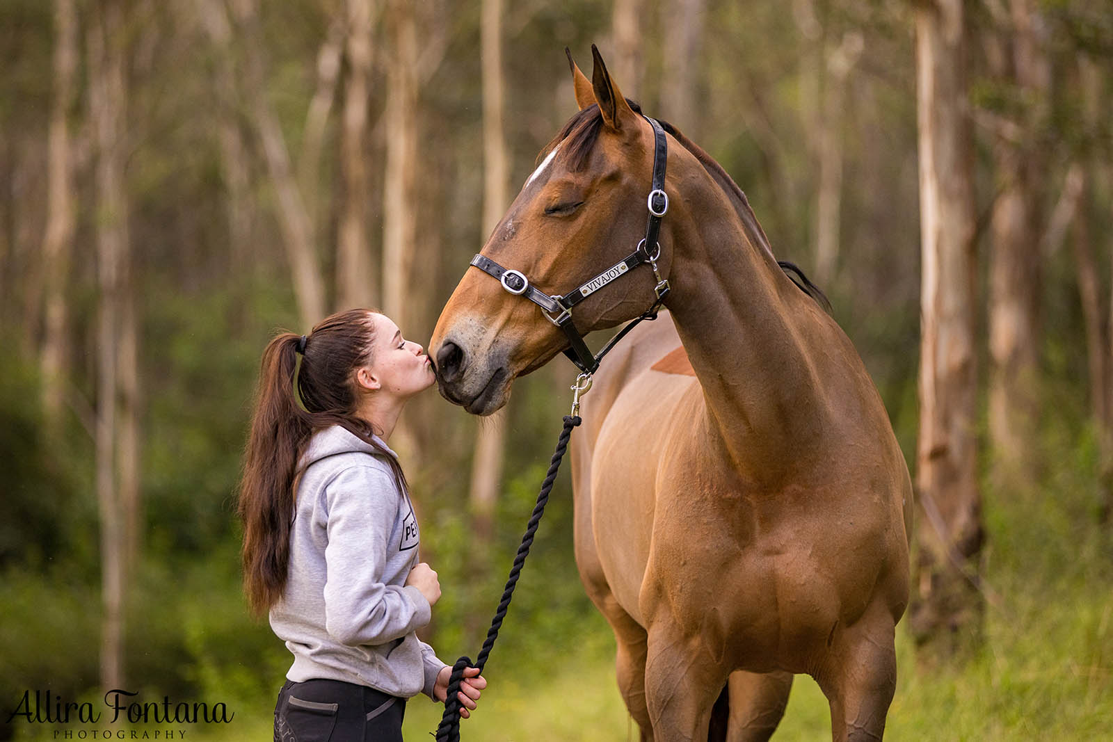 Sponsored rider Mackenzie with Vivajoy 