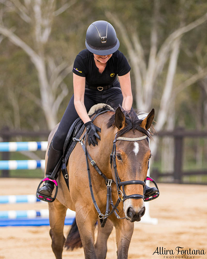 Sponsored rider Mackenzie with Vivajoy 