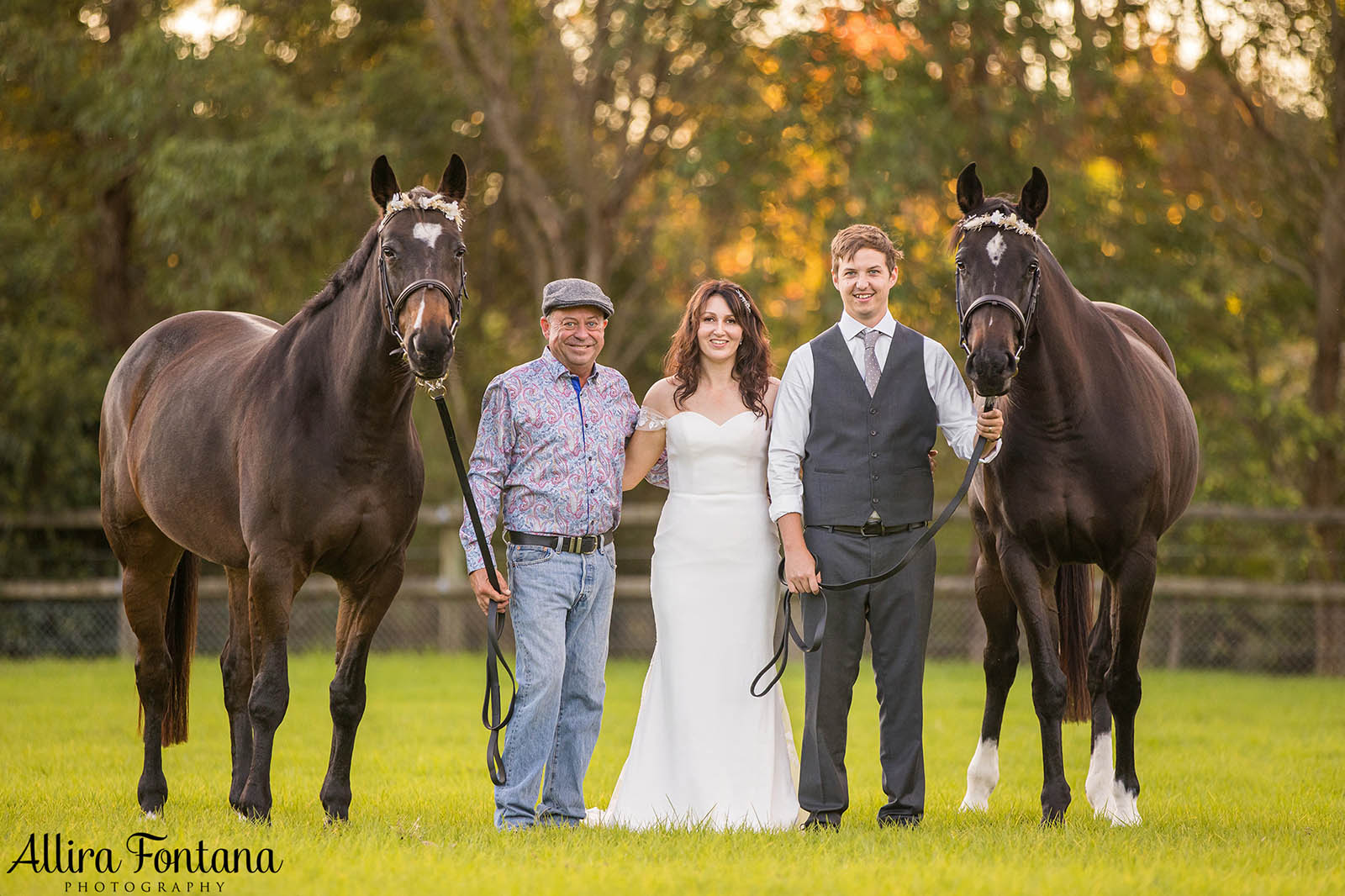 Victoria's wedding photo session at Galston Rural Spots Facility 