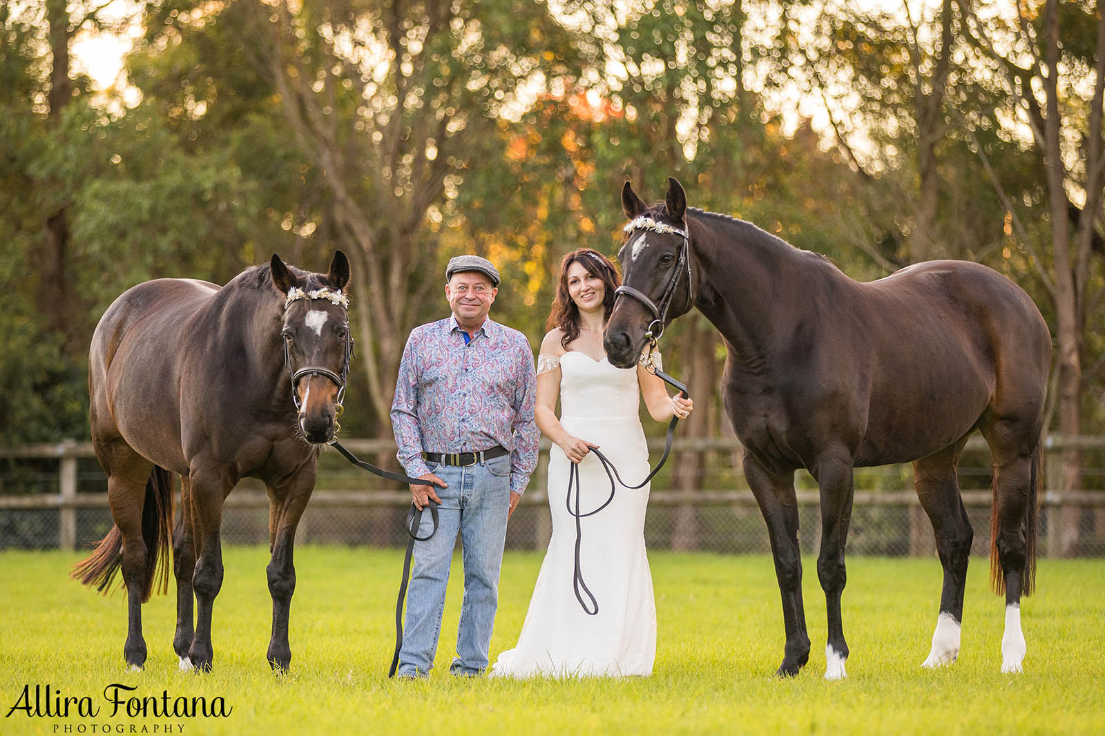 Victoria's wedding photo session at Galston Rural Spots Facility 