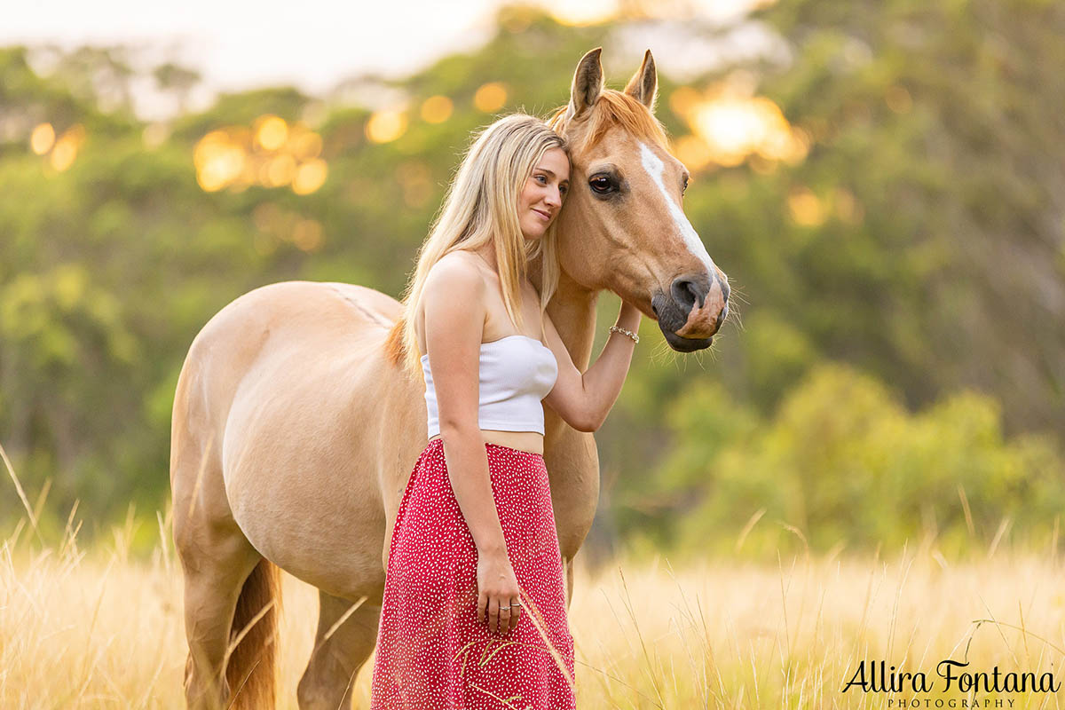 Trista's photo session with Dazzle and Lexi
