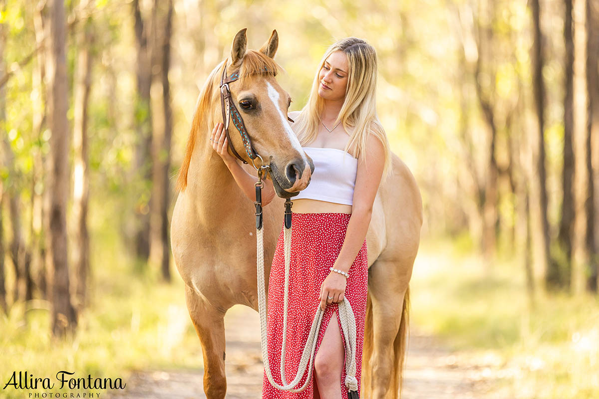 Trista's photo session with Dazzle and Lexi