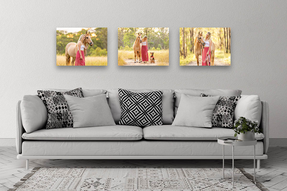 Trista's photo session with Dazzle and Lexi