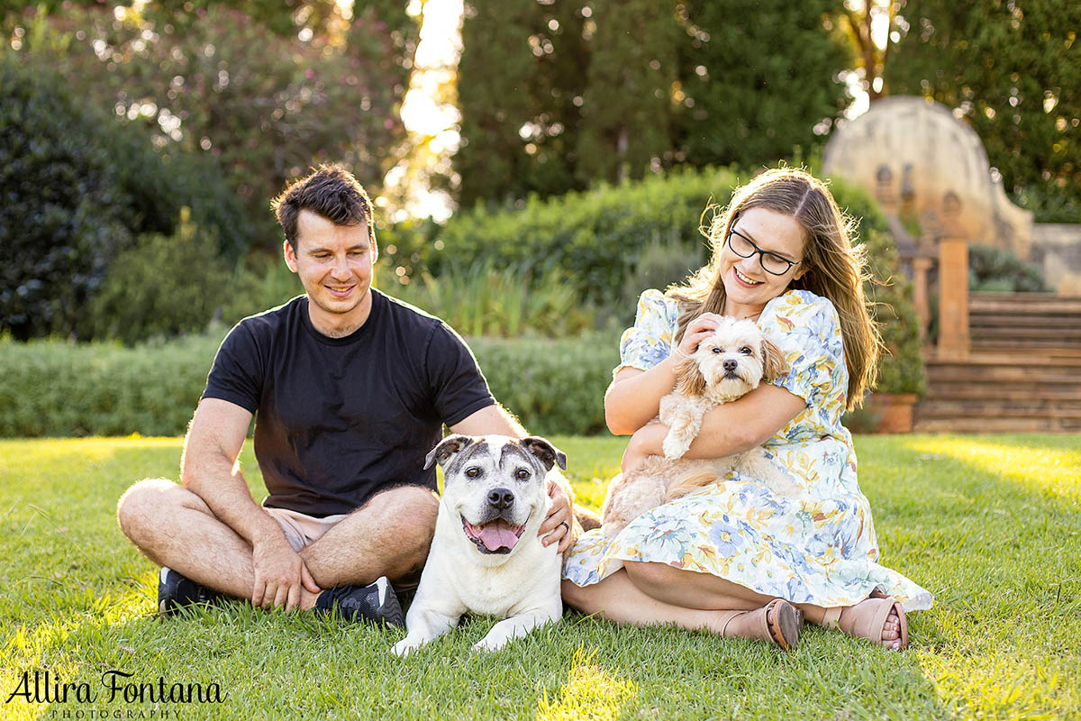 Leela and Ekard's photo session at Fagan Park 