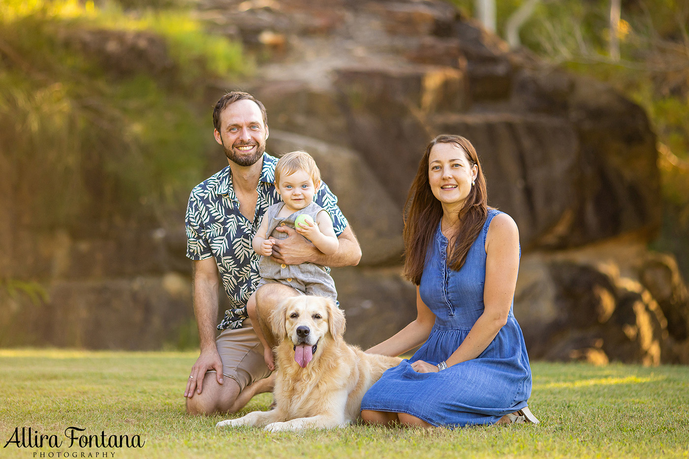 Charlie's photo session at Ballast Point Park