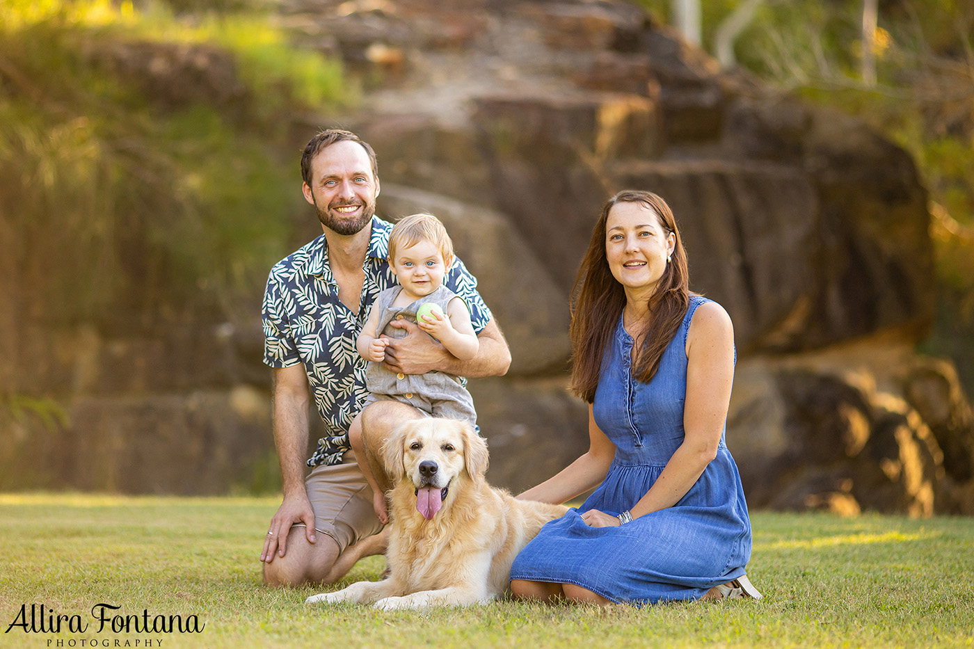 Charlie's photo session at Ballast Point Park 