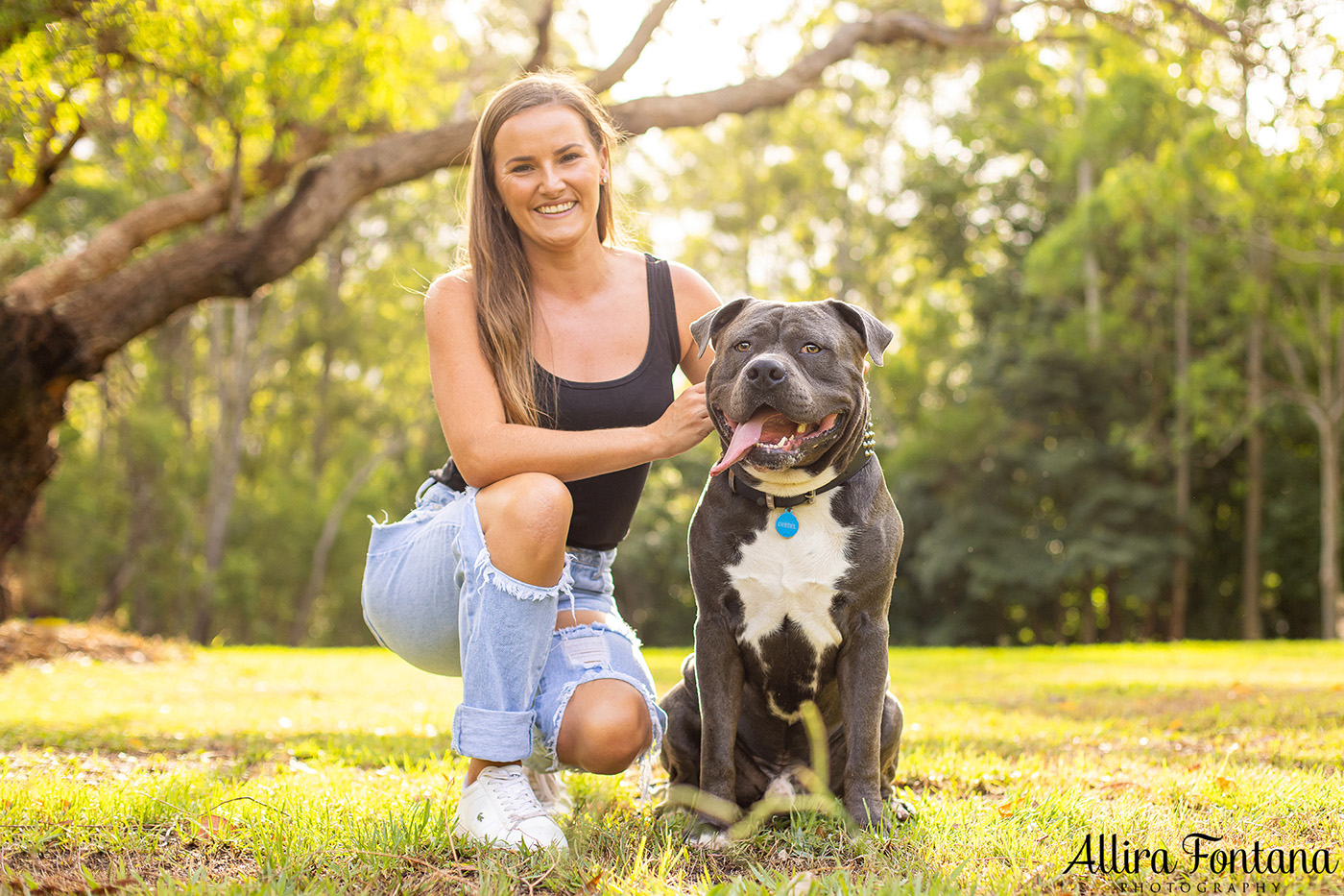 Diesel and Sacha's photo session at Castle Hill Heritage Park 