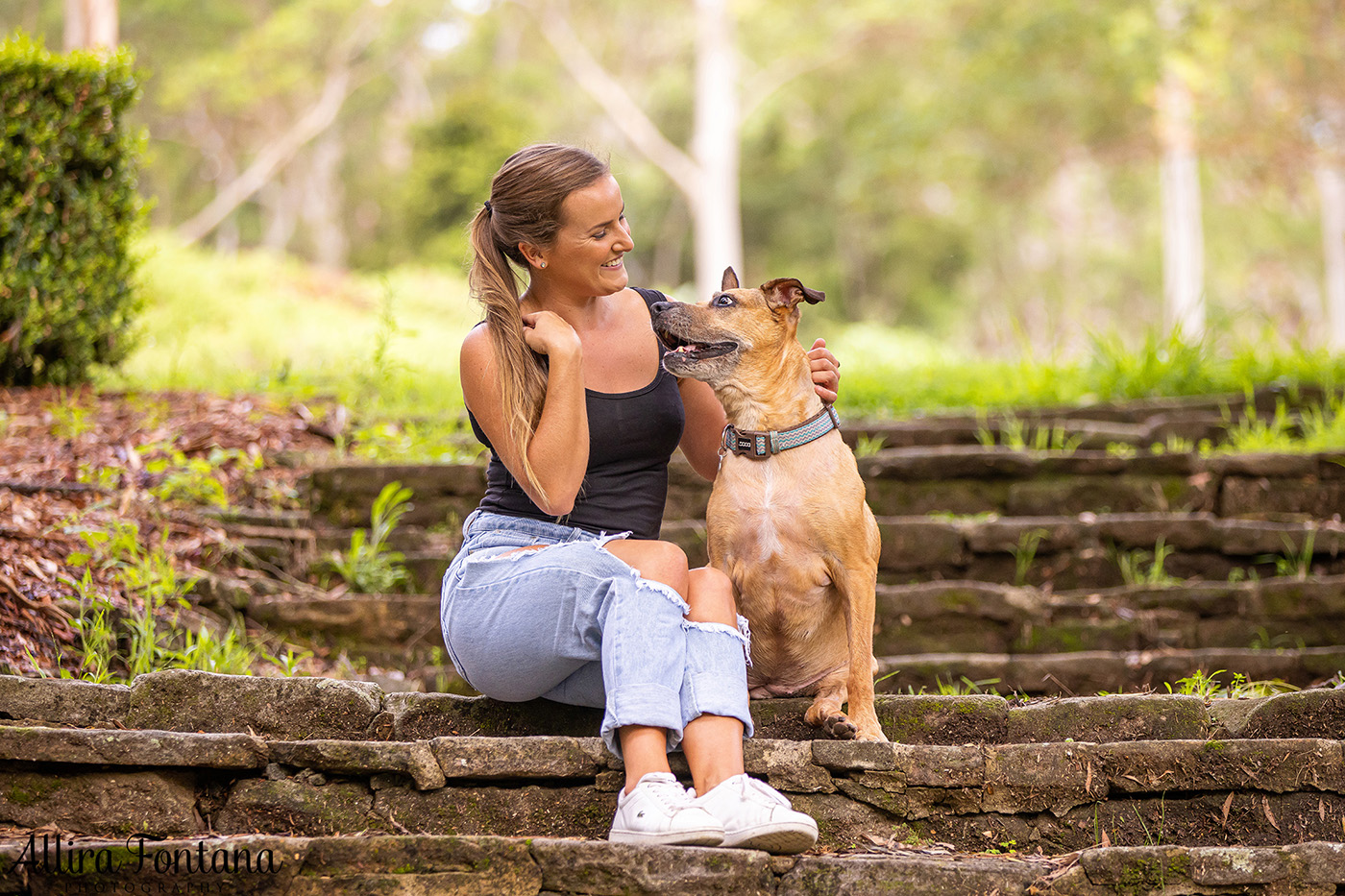 Diesel and Sacha's photo session at Castle Hill Heritage Park 