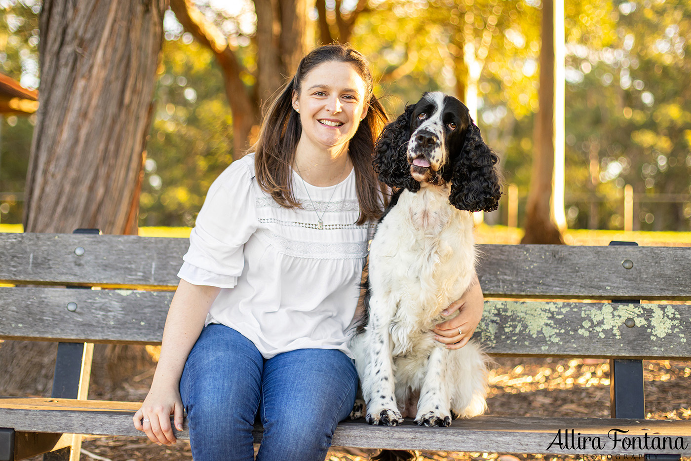 Amy and Jemma's photo session at Fagan Park 