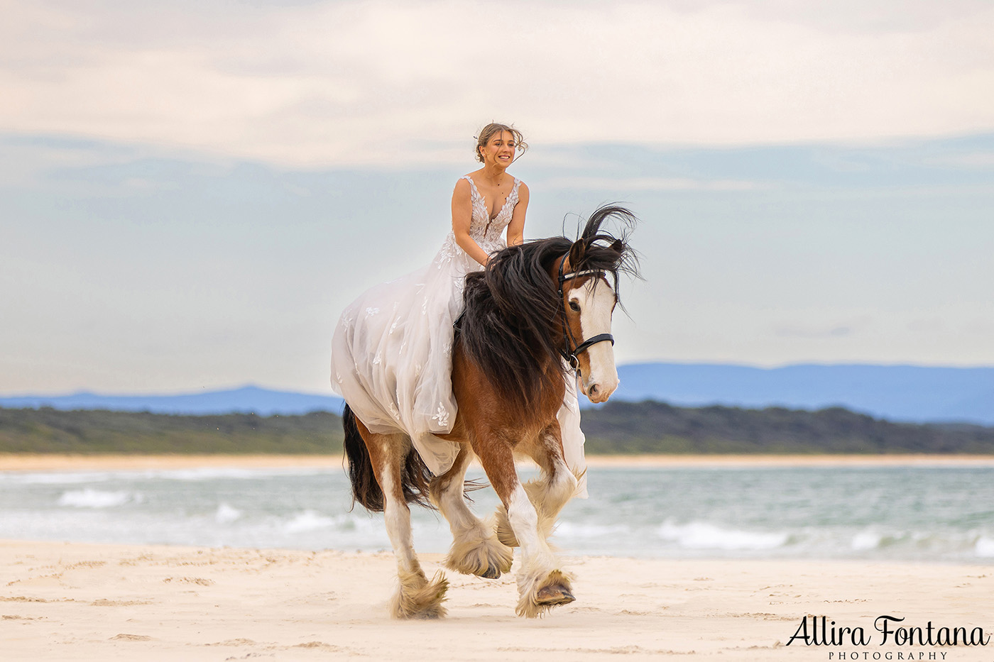 Emily's wedding photo session at Warrain Beach 