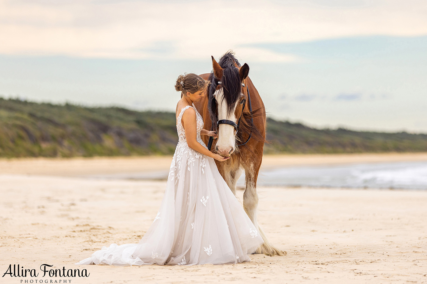 Emily's wedding photo session at Warrain Beach 