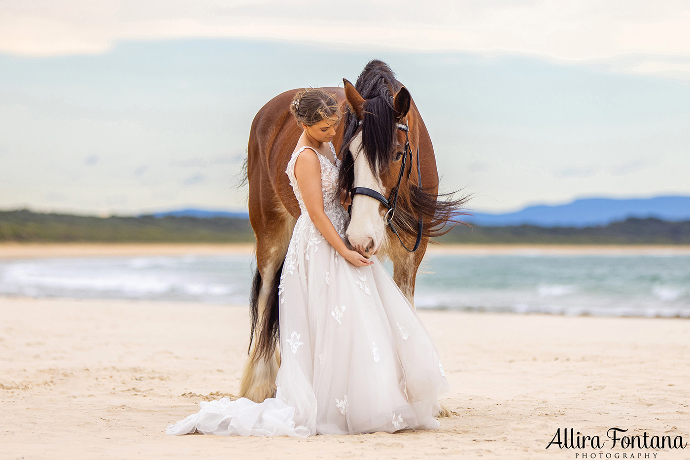 Emily's wedding photo session at Warrain Beach 