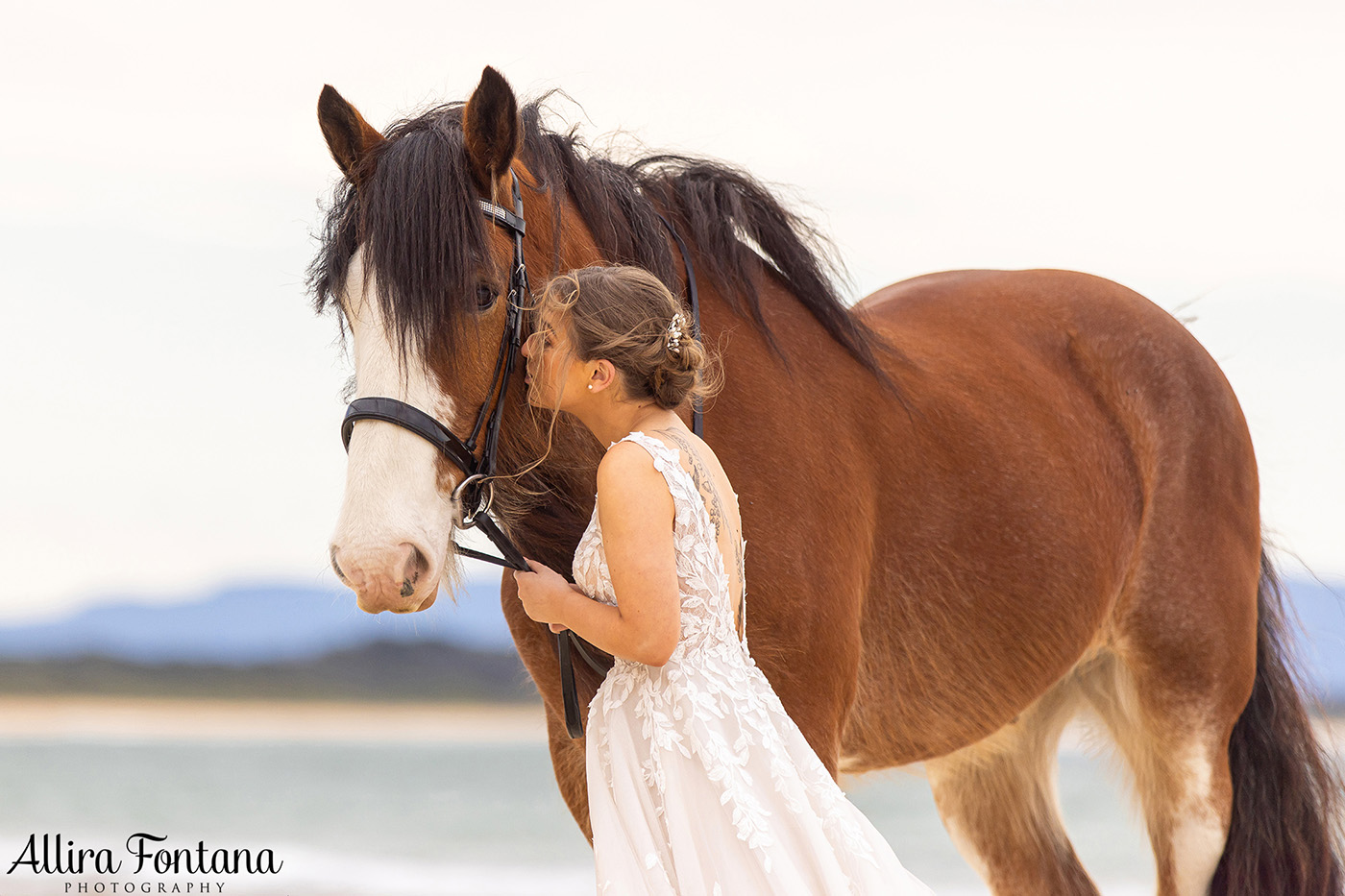 Emily's wedding photo session at Warrain Beach 