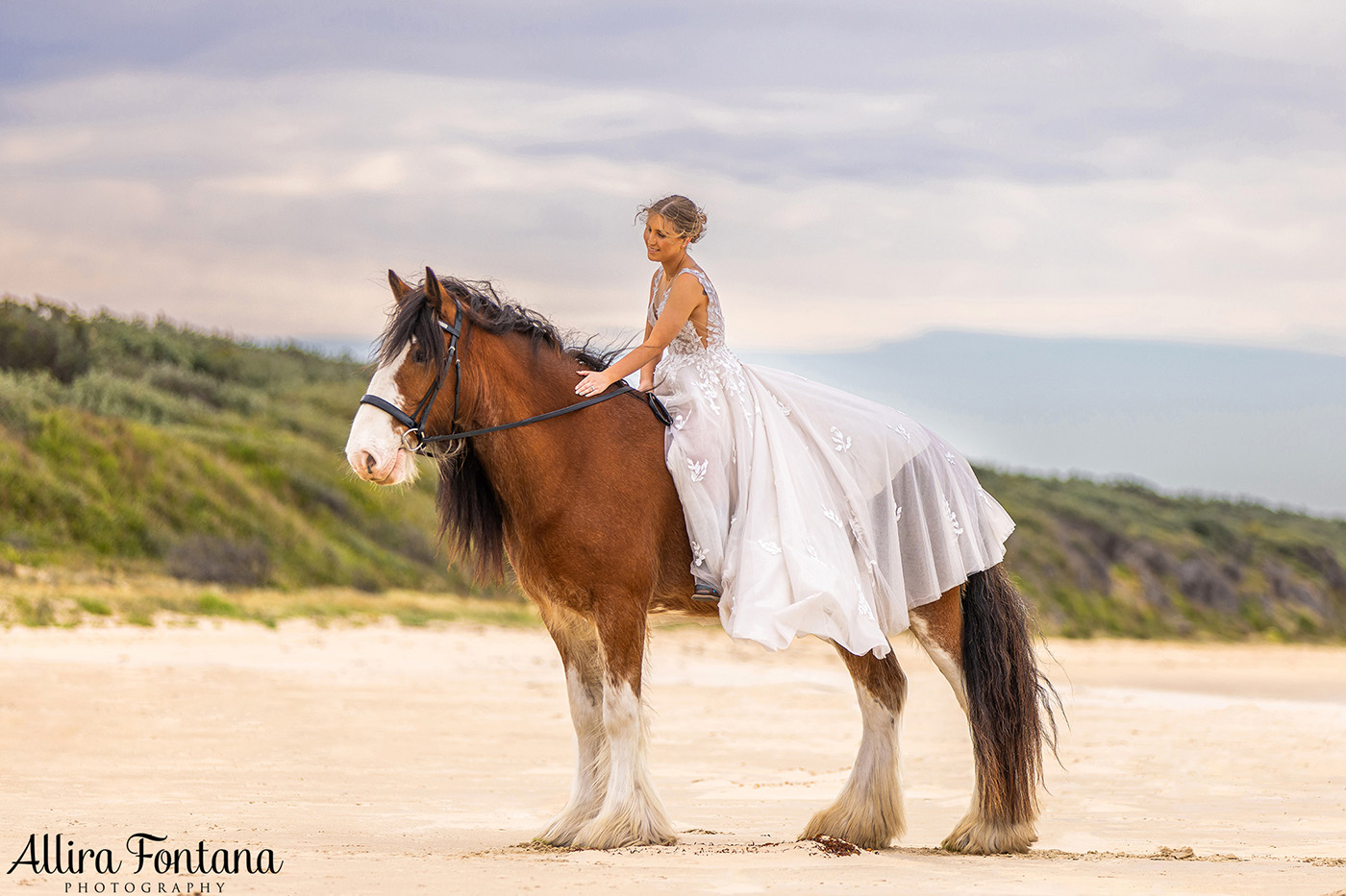 Emily's wedding photo session at Warrain Beach 