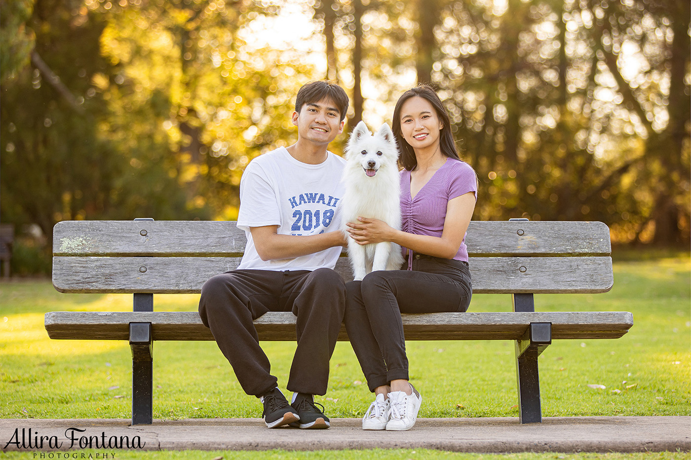 Mochi's photo session at Fagan Park 