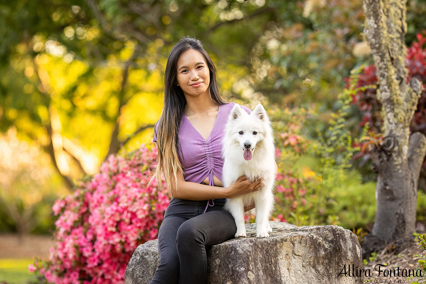 Mochi's photo session at Fagan Park 