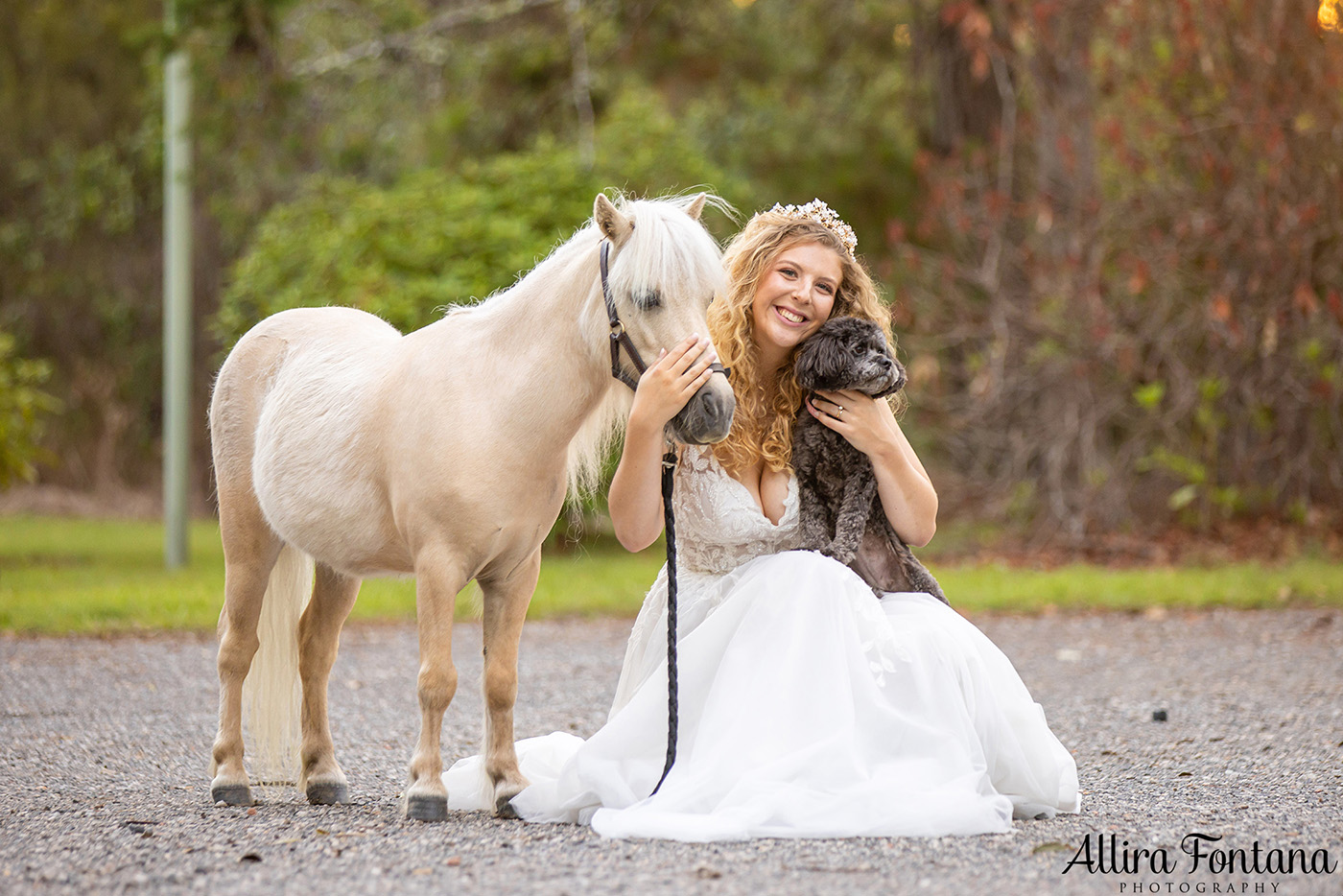 Erin's wedding photo session in Colo Vale 