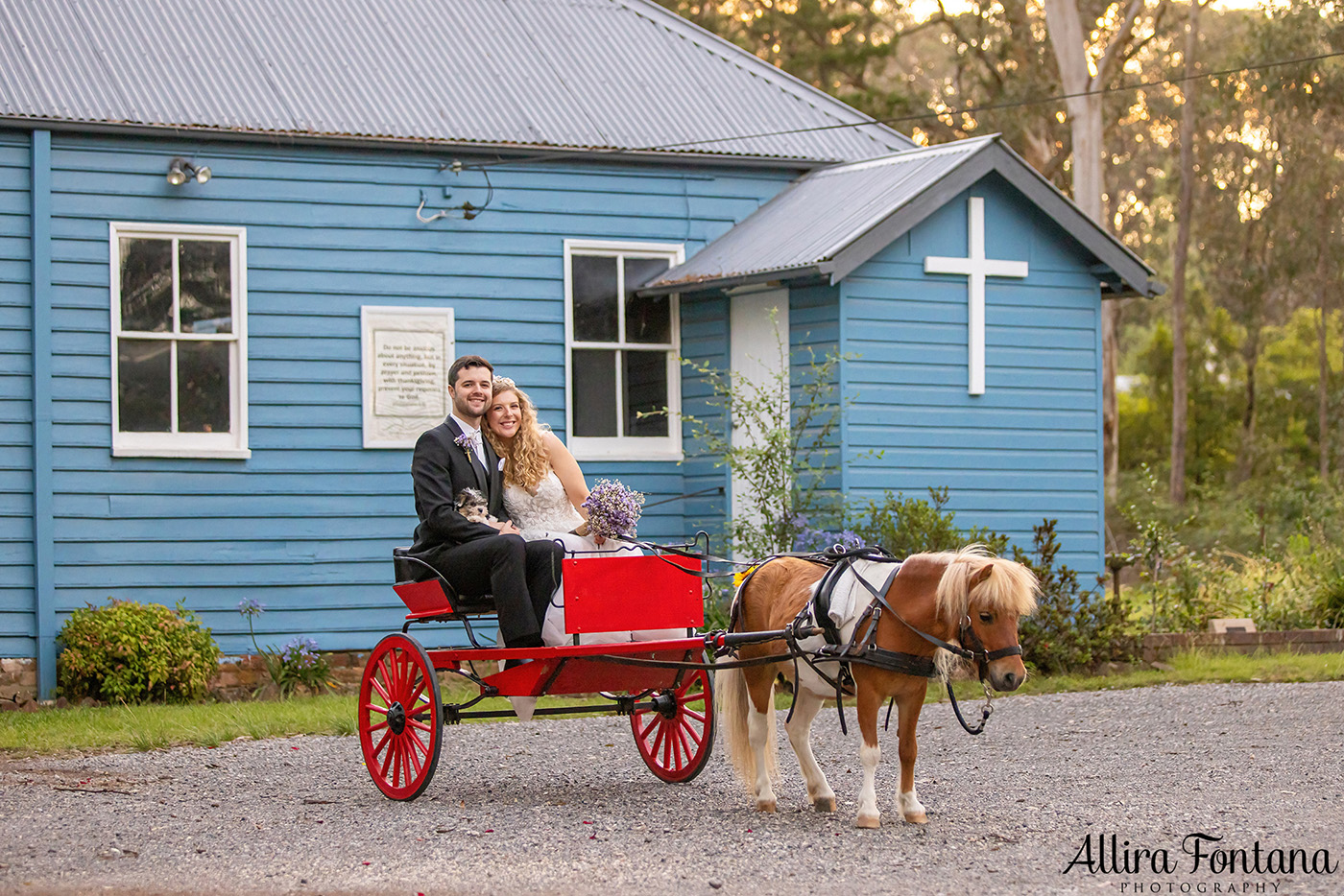 Erin's wedding photo session in Colo Vale 