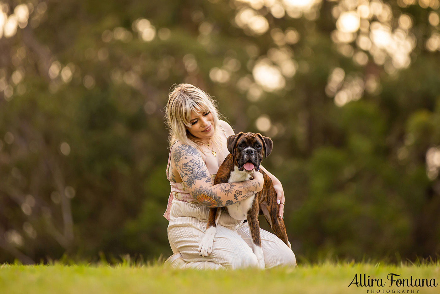 Gus and Benny's photo session at Fagan Park