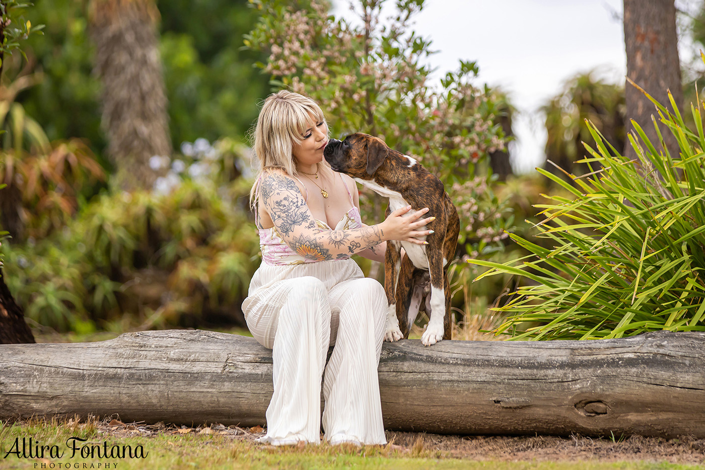 Gus and Benny's photo session at Fagan Park