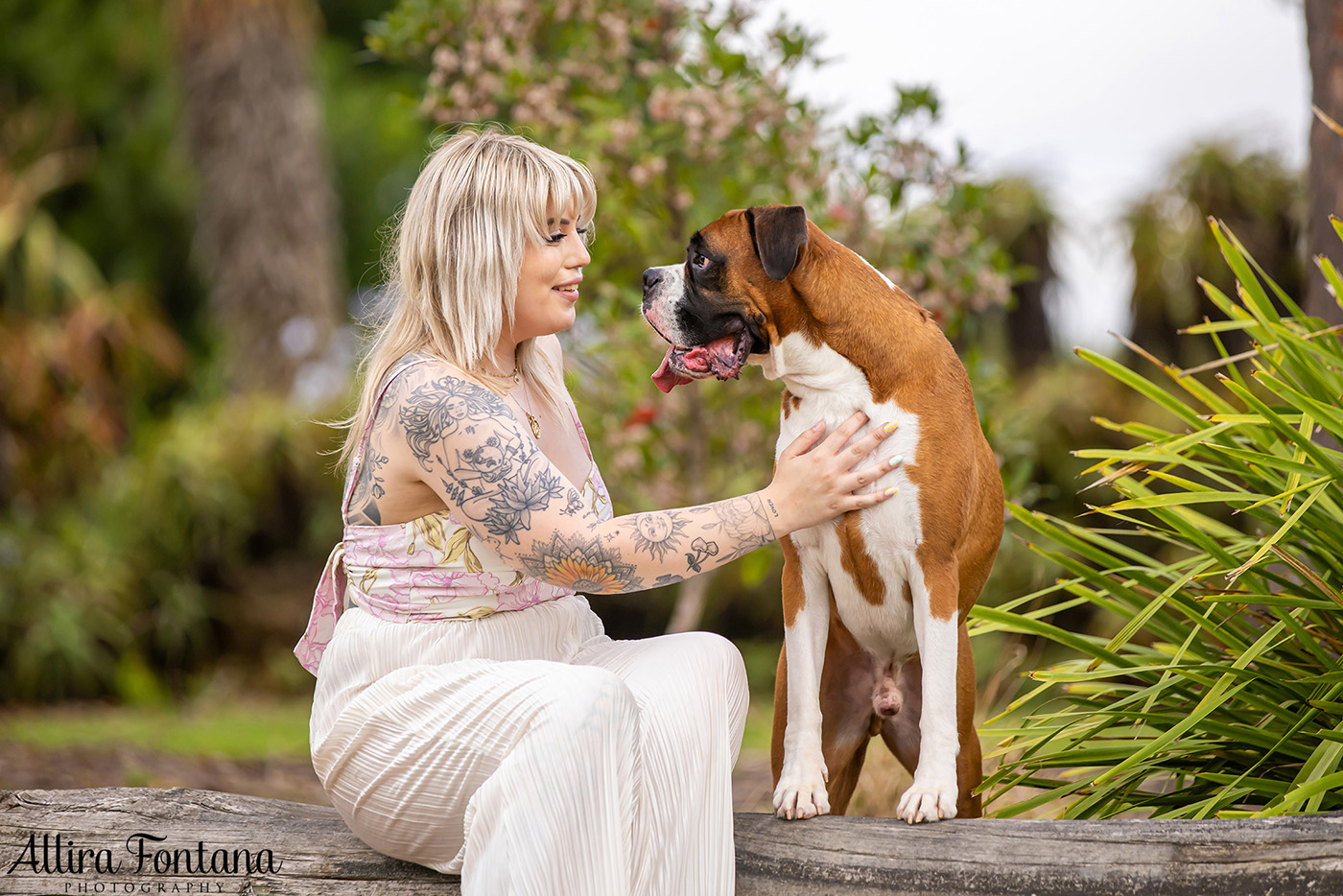 Gus and Benny's photo session at Fagan Park