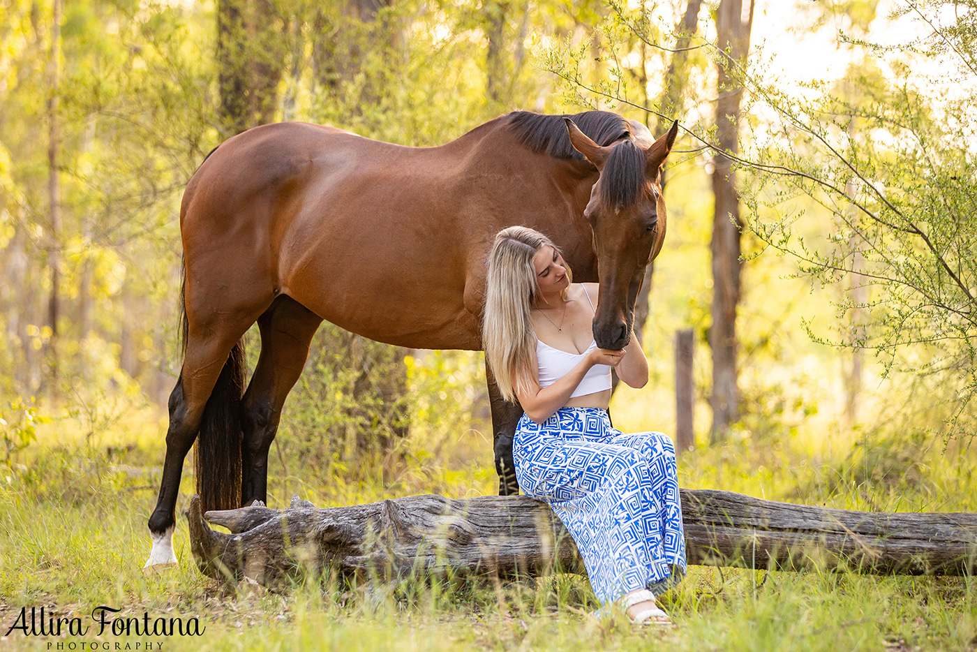 Trista and Petch's photo session at Scheyville National Park