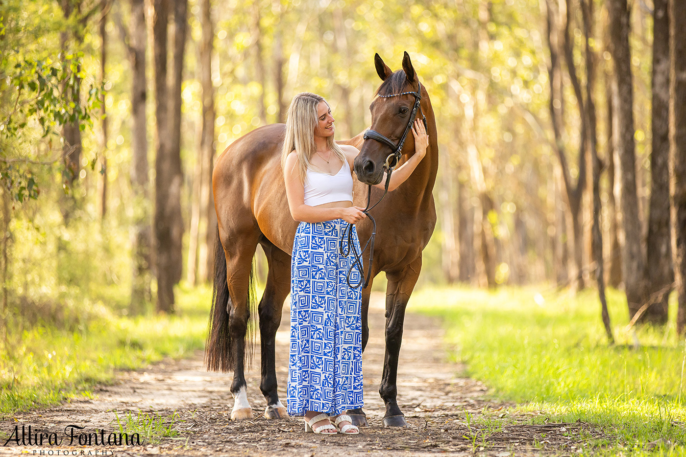 Trista and Petch's photo session at Scheyville National Park