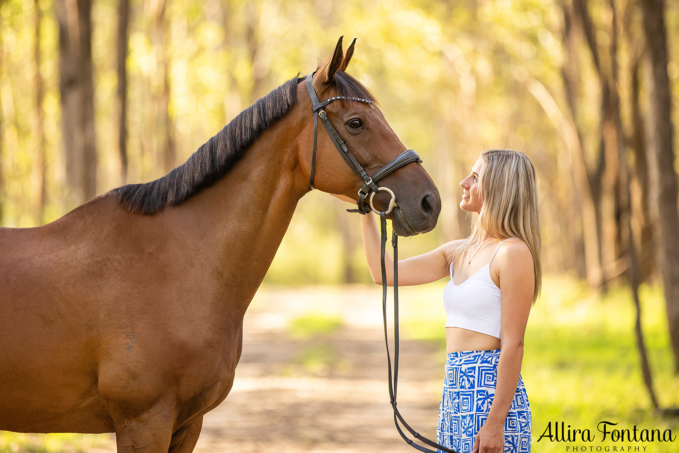 Trista and Petch's photo session at Scheyville National Park