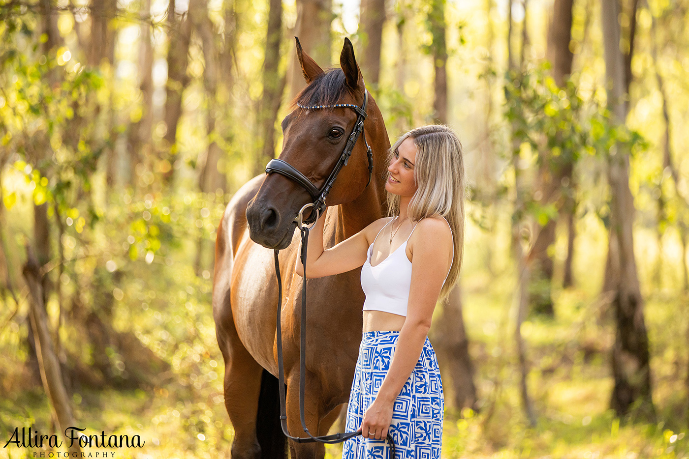Trista and Petch's photo session at Scheyville National Park
