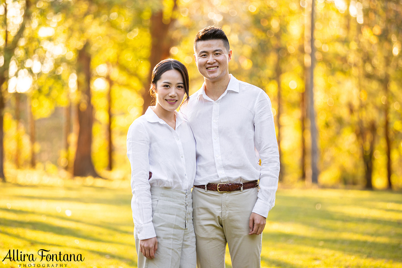 The Liang family photo session at Fagan Park