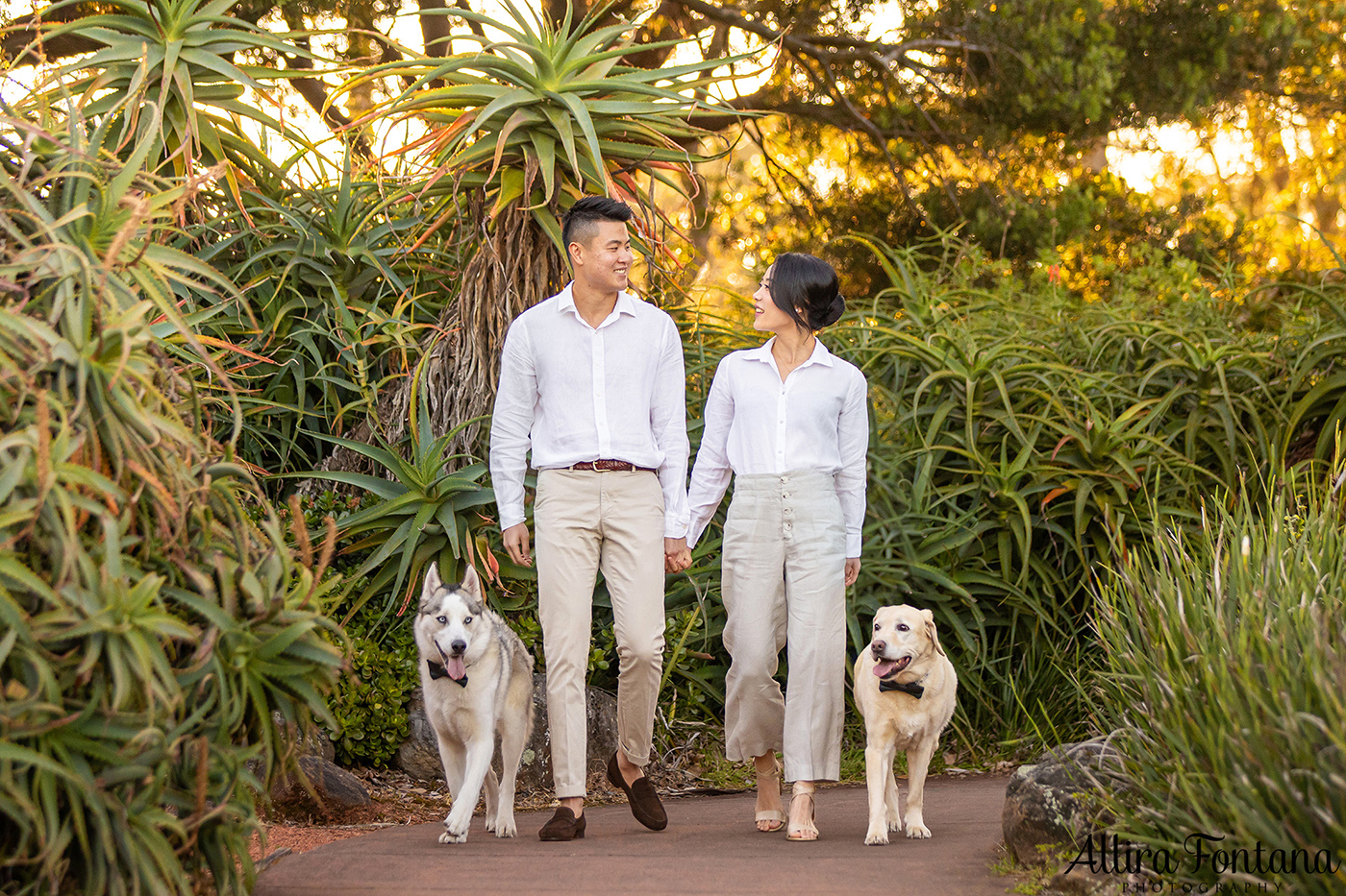 The Liang family photo session at Fagan Park