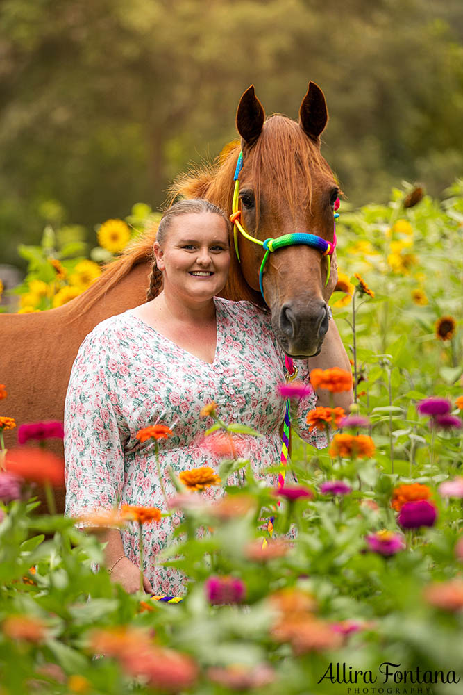 The Alsop family's sunflower photo session