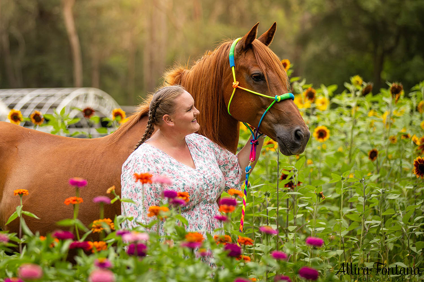 The Alsop family's sunflower photo session