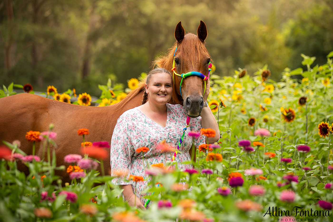 The Alsop family's sunflower photo session