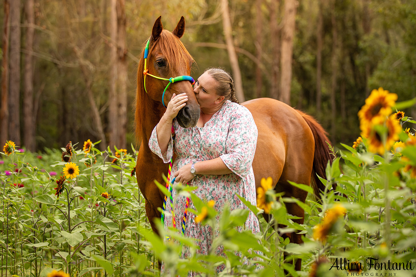 The Alsop family's sunflower photo session