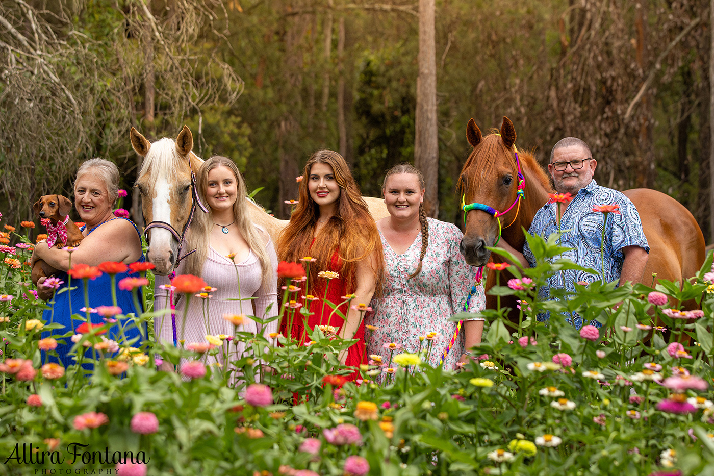 The Alsop family's sunflower photo session