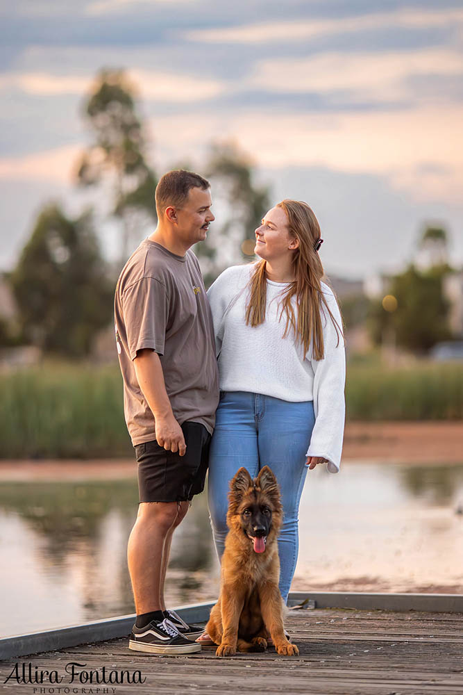 Winnie's photo session at Lakes Edge Park 