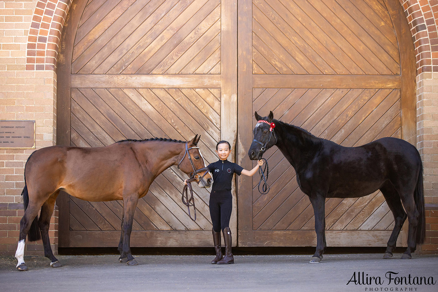Pippa, Minnie and Georgie's photo session at Centennial Parklands Equestrian Centre