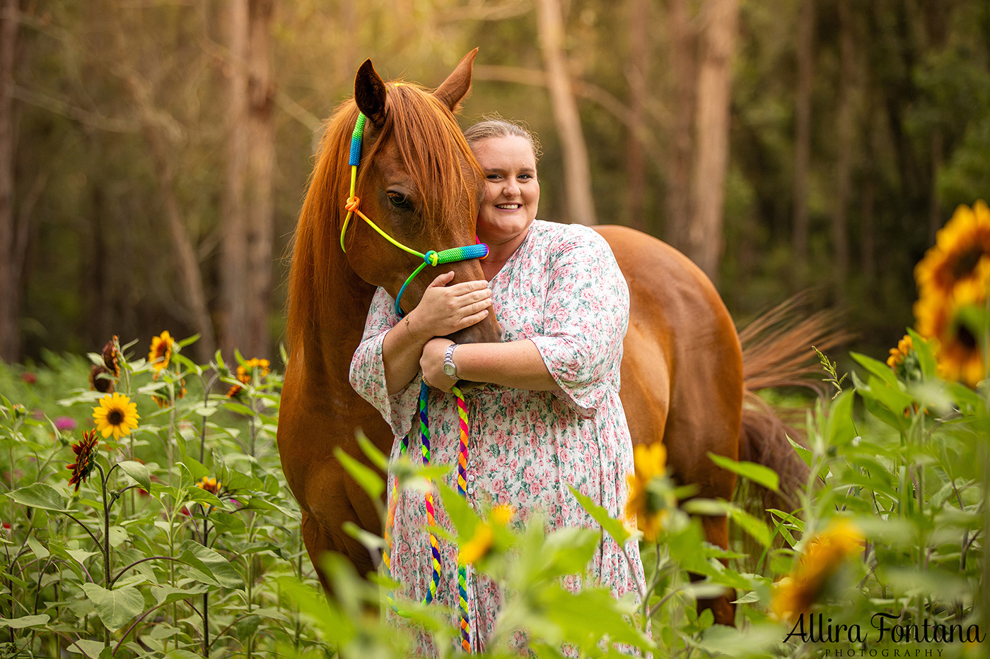 The Alsop family's sunflower photo session